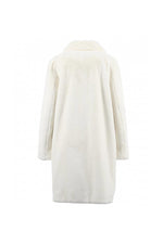 Long faux fur coat - Image n°10