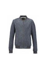 Petrol suede leather bomber - Image n°4