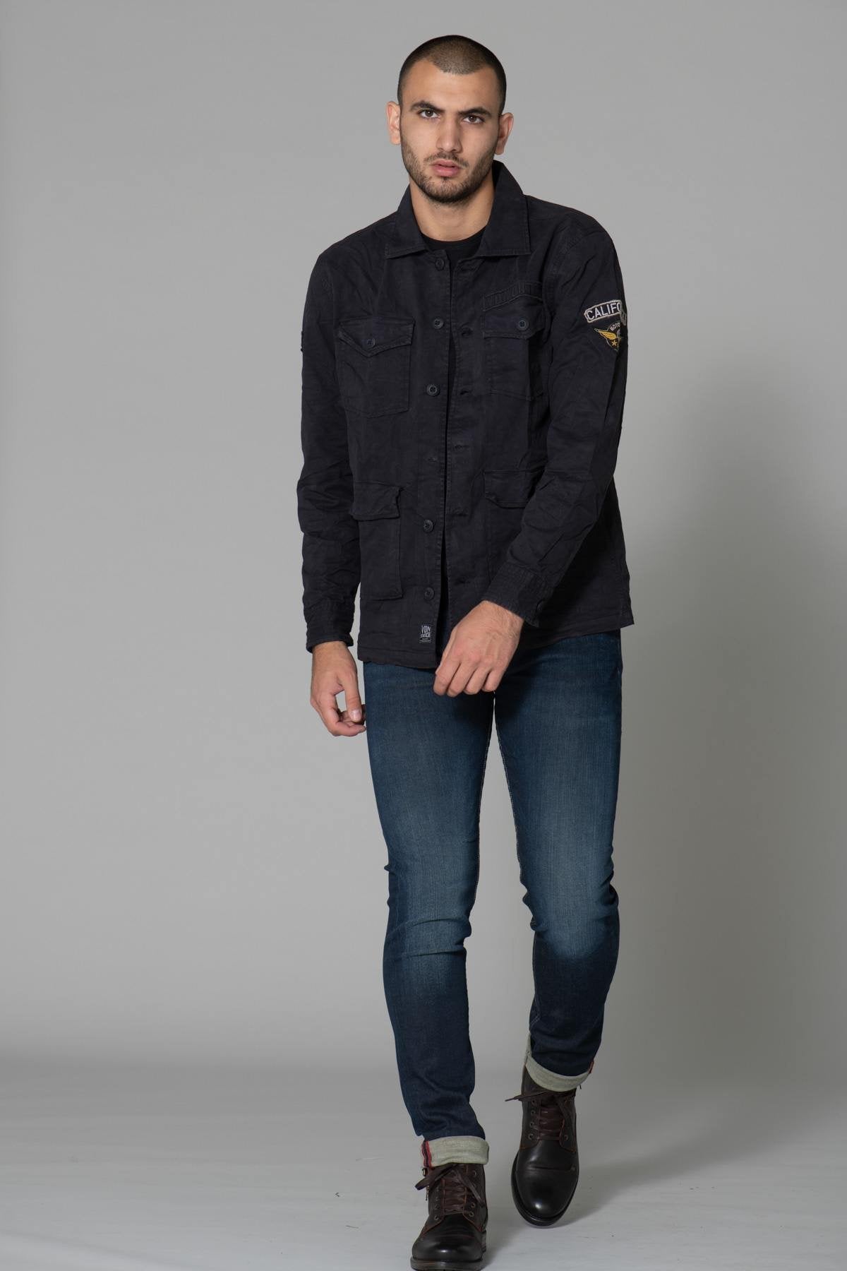 Black military jacket - Image n°1