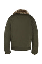 Textile aviator with removable fur collar - Image n°3