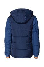Warm down jacket with removable hood - Image n°2
