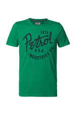 Men's green round neck t-shirt - Image n°1