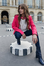 Fuchsia pink jacket for Women - Image n°1