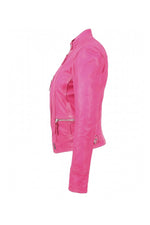Fuchsia pink jacket for Women - Image n°3
