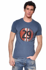 Indigo blue Racing 29 t-shirt - Image n°1