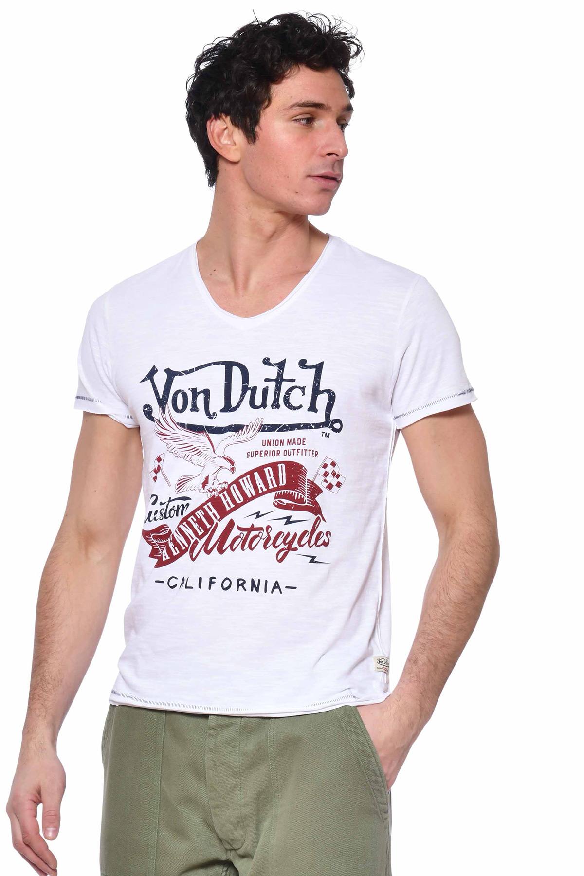 Kustom Kulture men's V-neck t-shirt - Image n°3