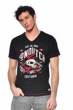Ride the snake men's t-shirt black - Image n°1