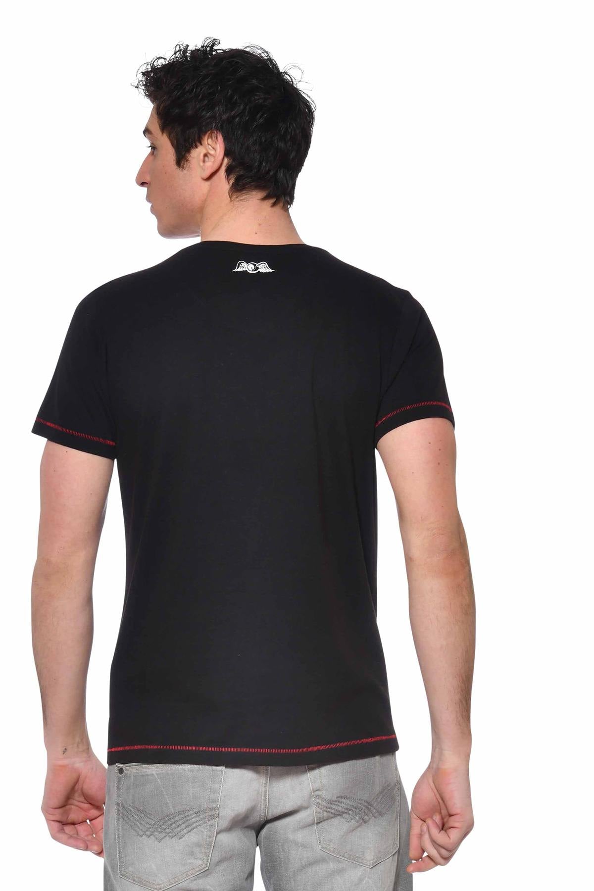 Ride the snake men's t-shirt black - Image n°2