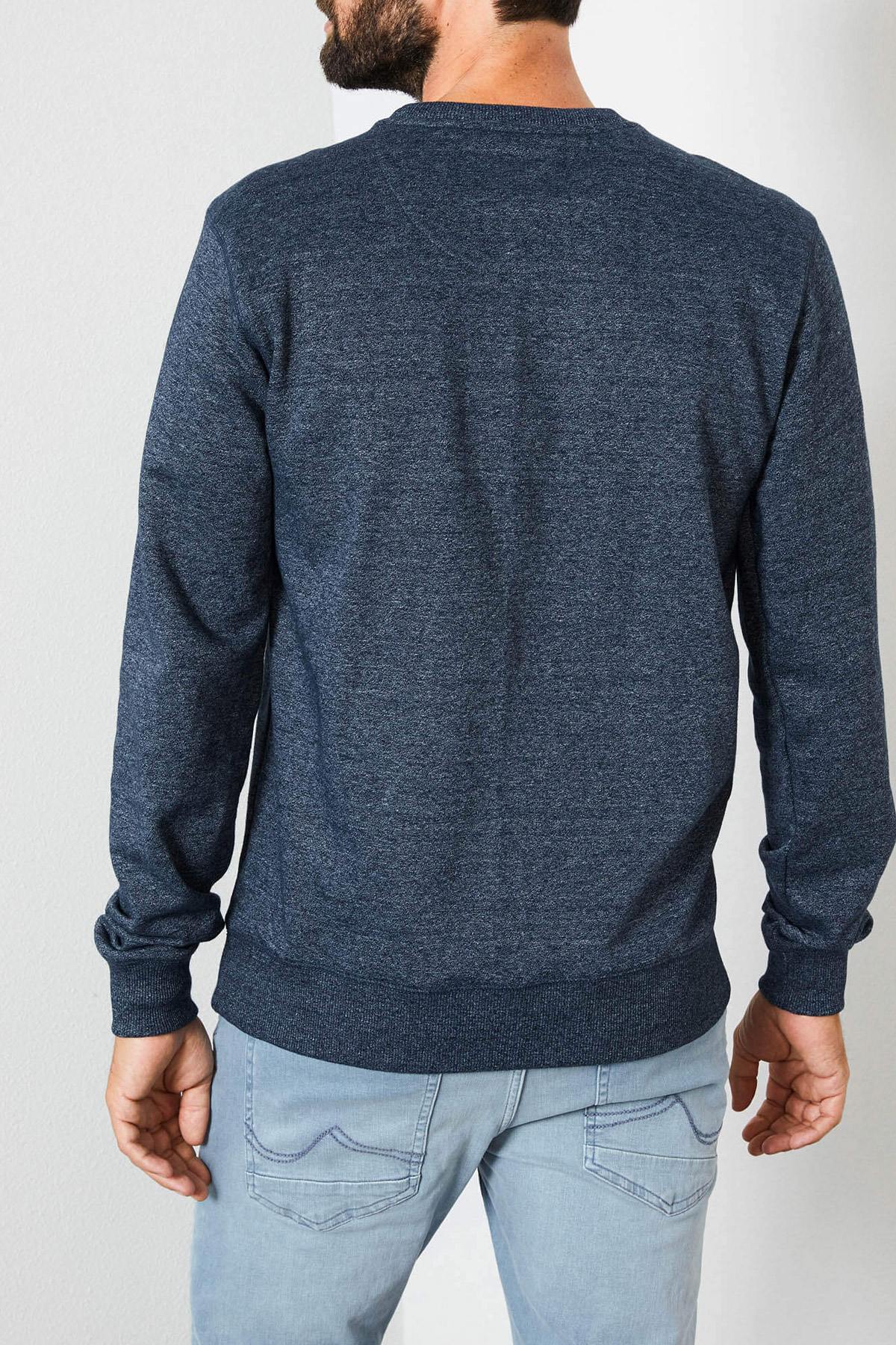 Heathered crew-neck sweatshirt - Image n°2