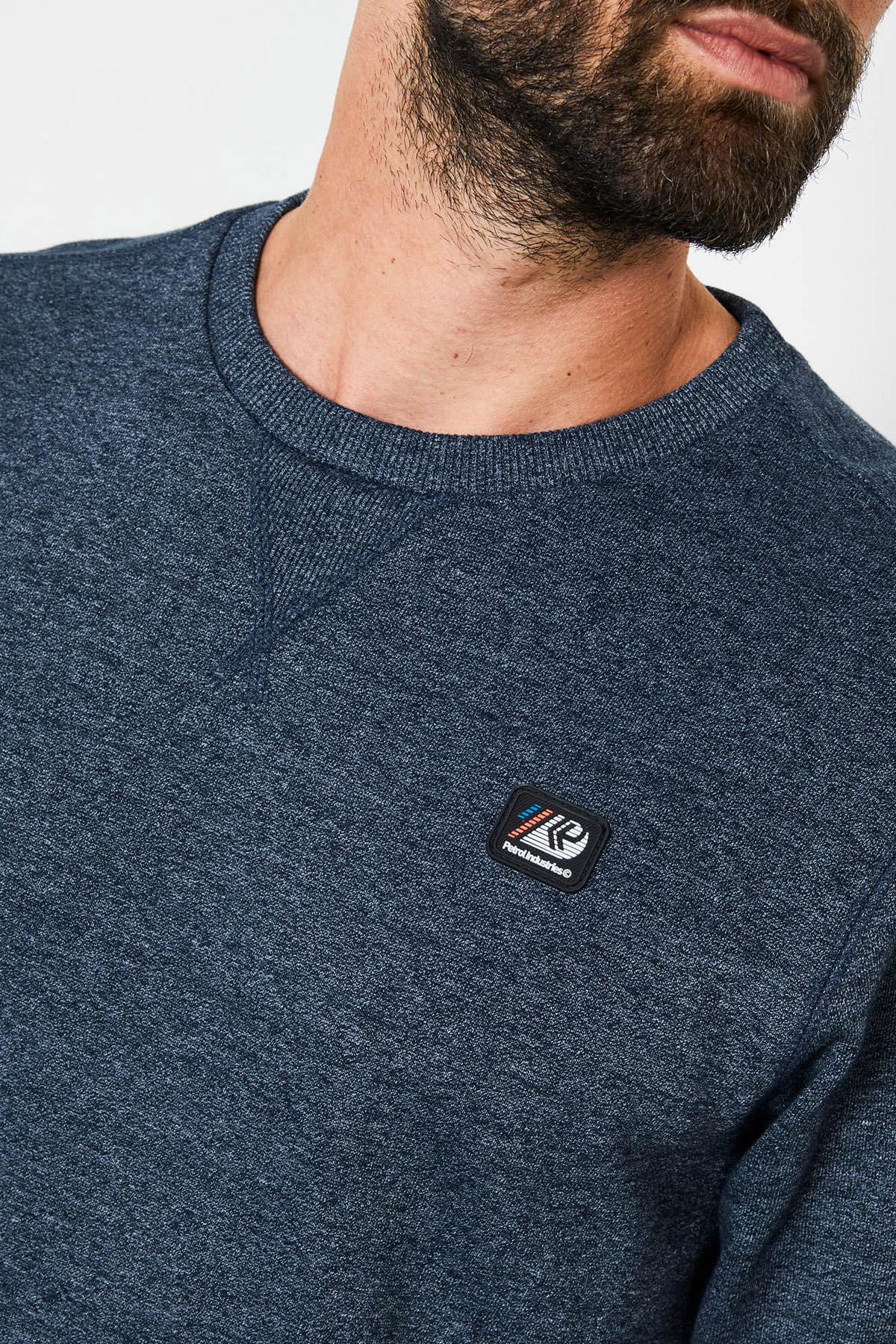 Heathered crew-neck sweatshirt - Image n°3