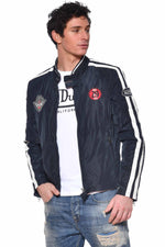 Biker style textile jacket - Image n°1