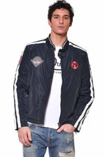 Biker style textile jacket - Image n°3