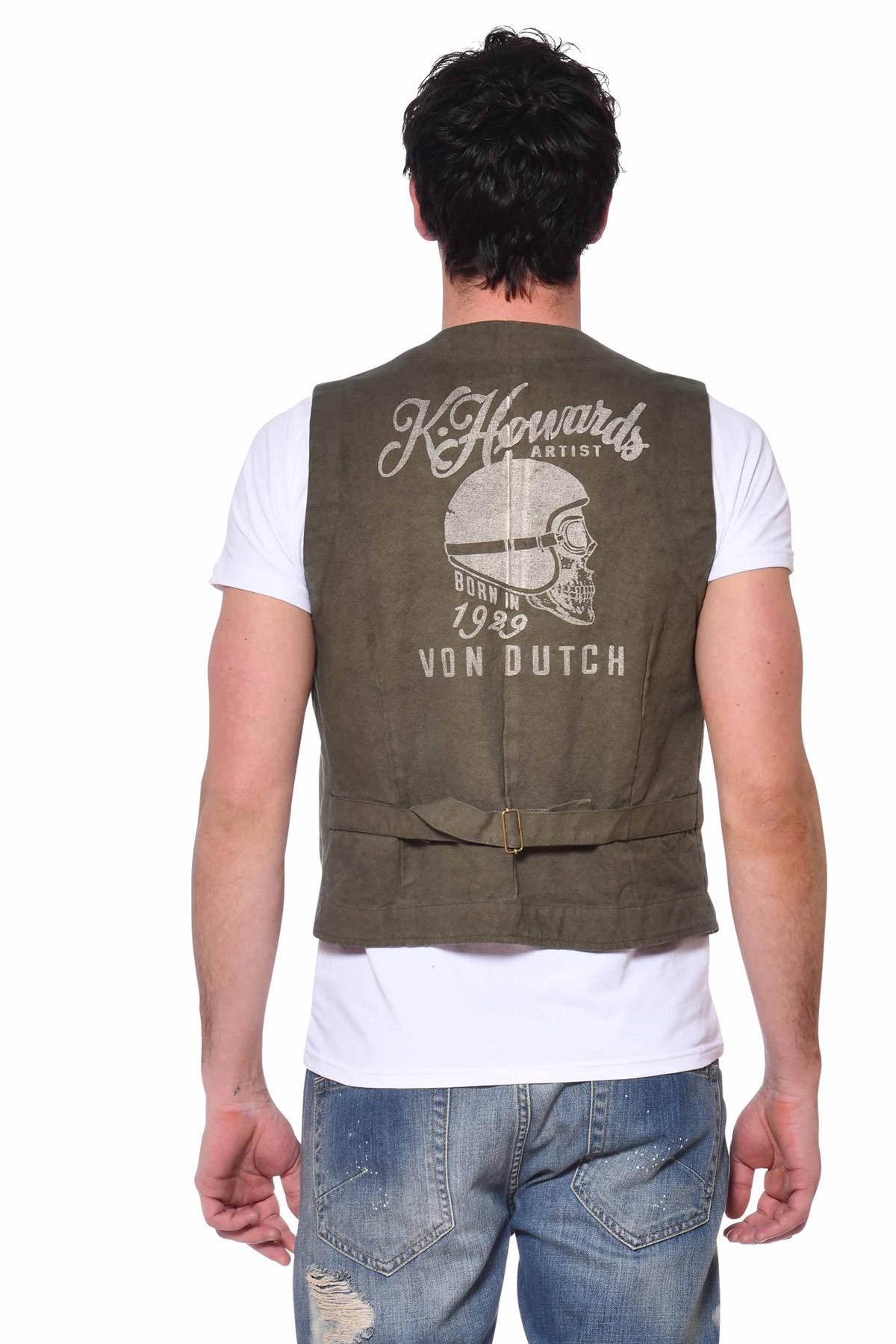 Vintage Biker Sleeveless Vest - Image n°2