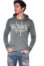 Khaki worn effect sweater - Image n°1
