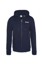 Navy blue zipped sweatshirt - Image n°1
