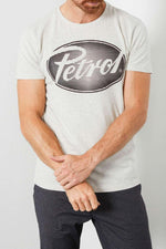 Men's white round-neck t-shirt - Image n°1
