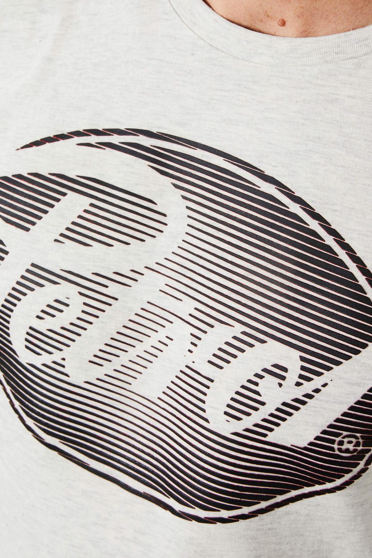 Men's white round-neck t-shirt - Image n°2