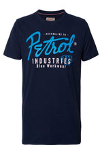 Men's navy blue t-shirt - Image n°4