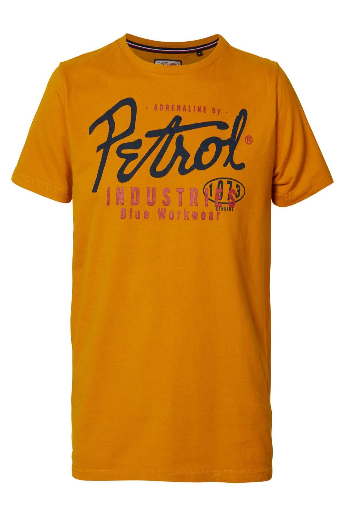 Gold yellow t-shirt for men - Image n°4