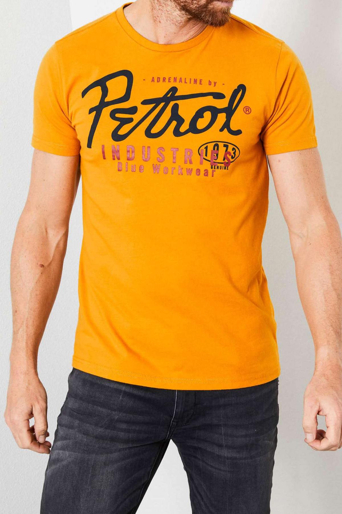 Gold yellow t-shirt for men - Image n°1