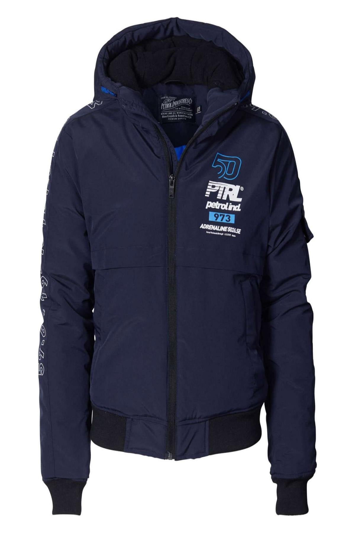 Boys' hooded bomber jacket - Image n°1