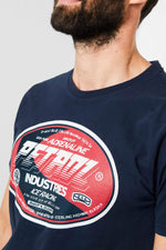Navy blue short-sleeved t-shirt - Image n°2