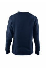 Men's navy blue round neck sweater - Image n°2