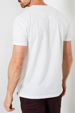 Men's white round neck t-shirt - Image n°2