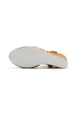 Brown wedge sandals - Image n°4
