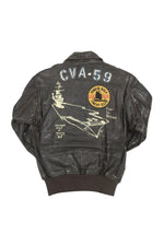 USS Forrestal Vietnam Era G-1 Pilot Jacket - Image n°3