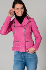 Pink leather perfecto - Image n°1