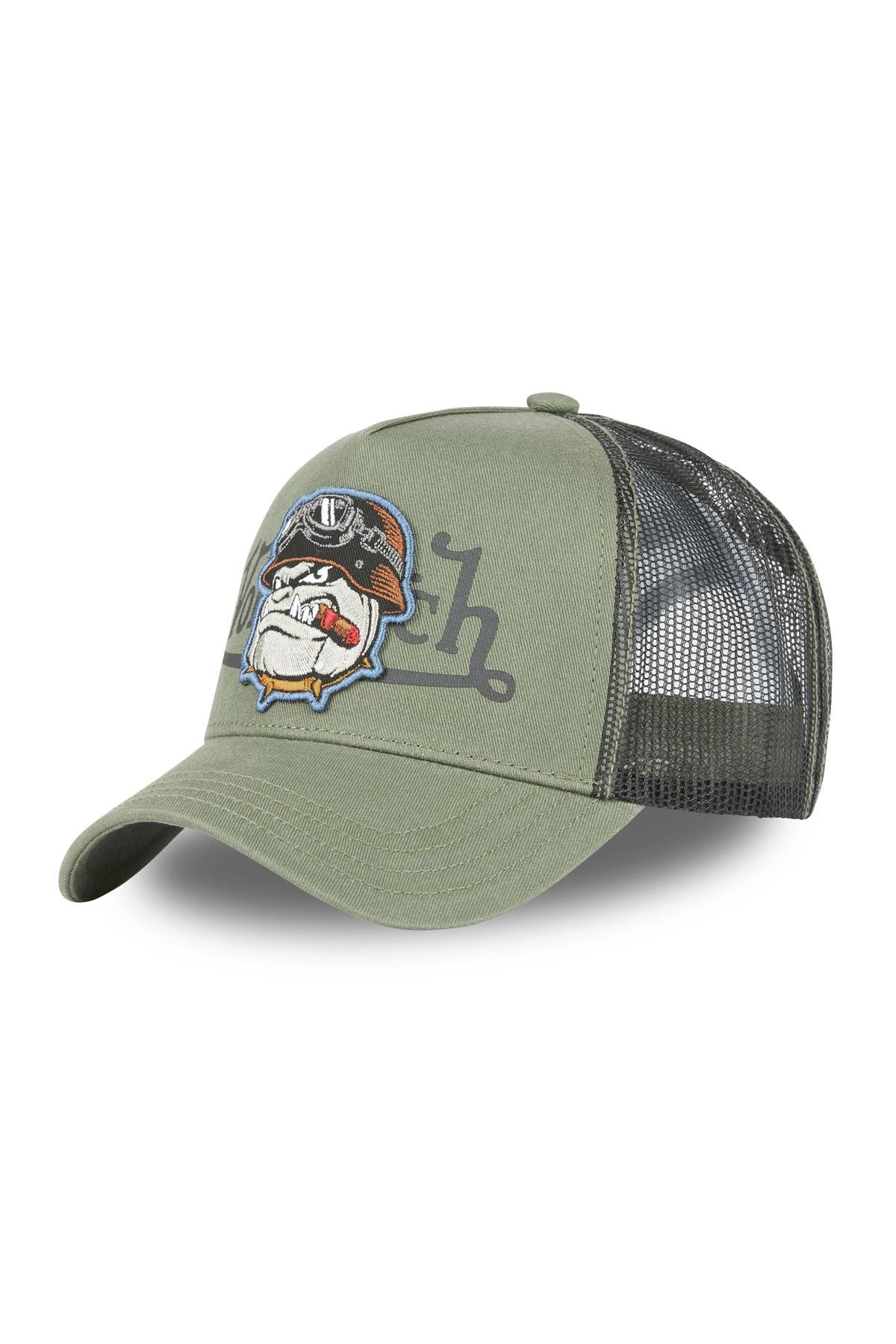 Pitbull biker cap khaki green - Image n°1