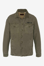 Military style overshirt jacket - Image n°1