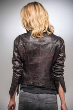 Dark burgundy rock perfecto - Image n°5