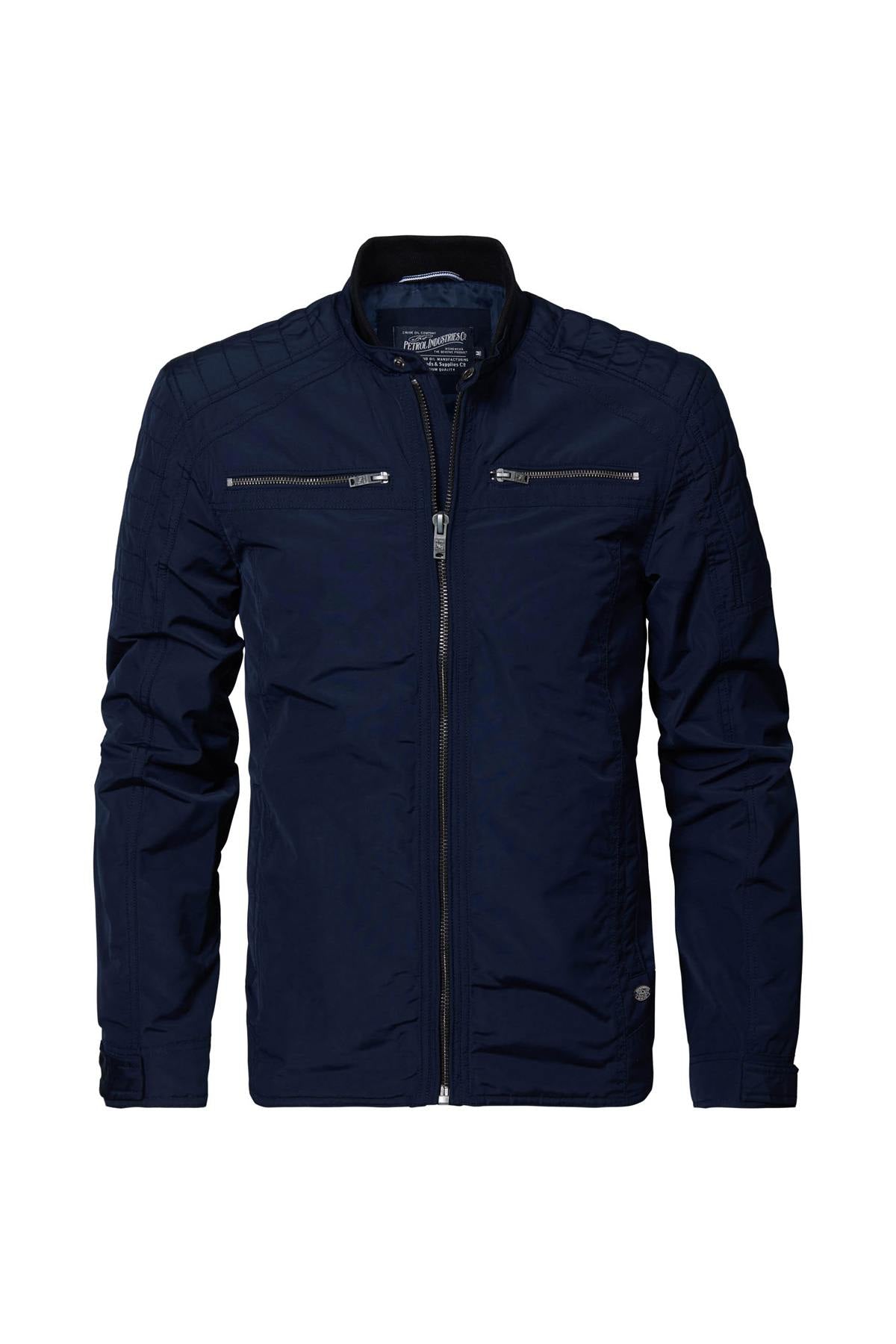 Navy blue polyester jacket - Image n°10