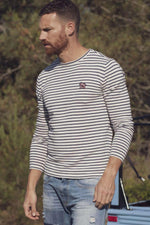 Organic cotton sailor sweater - Image n°1