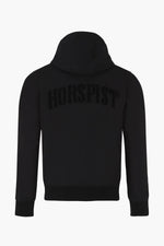 Black hooded zipped jacket - Image n°2