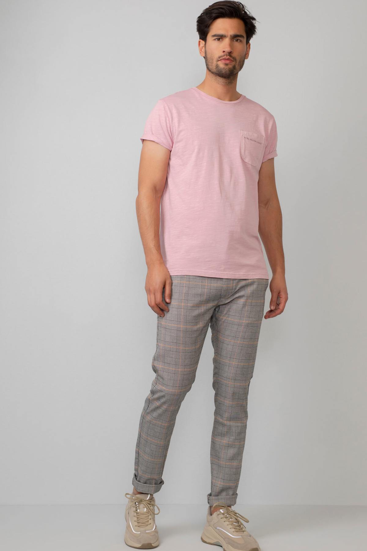 Men's light pink t-shirt - Image n°3