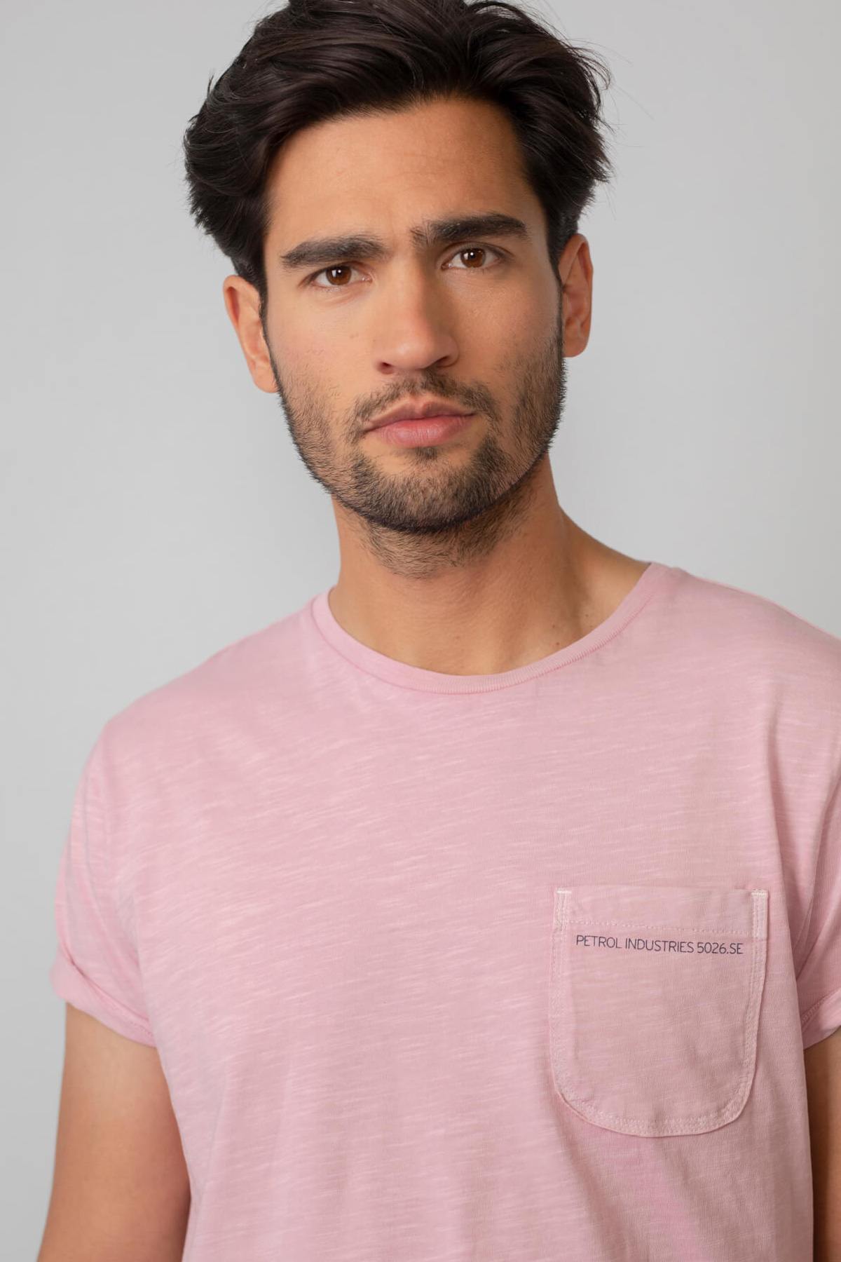 Men's light pink t-shirt - Image n°4