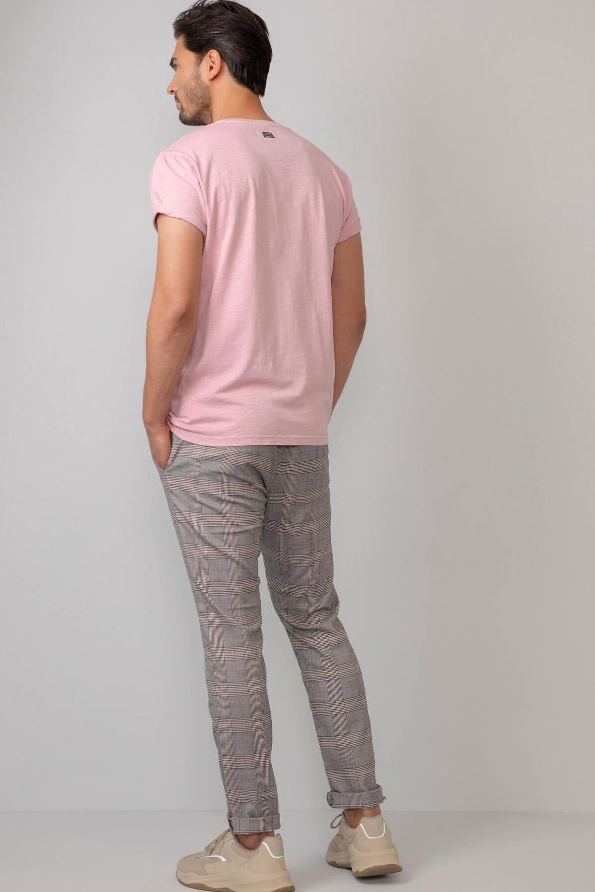 Men's light pink t-shirt - Image n°5
