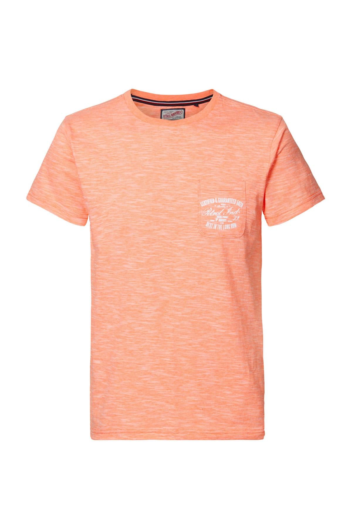 Men's heather orange t-shirt - Image n°5