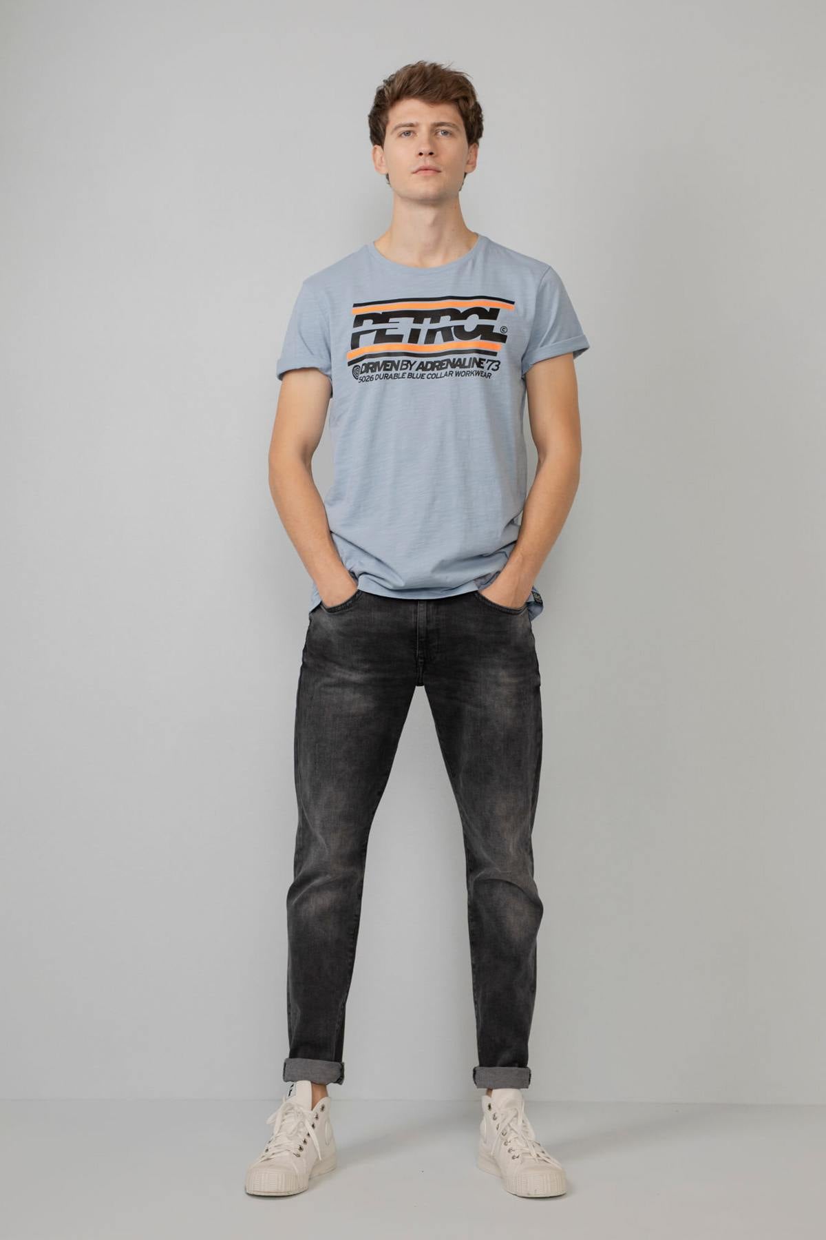 Men's blue t-shirt - Image n°3