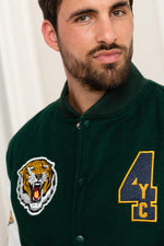 White and green US varsity teddy - Image n°5