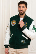 White and green US varsity teddy - Image n°7