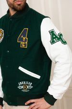 White and green US varsity teddy - Image n°8
