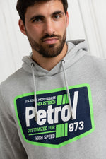 Heather gray hooded sweater - Image n°2