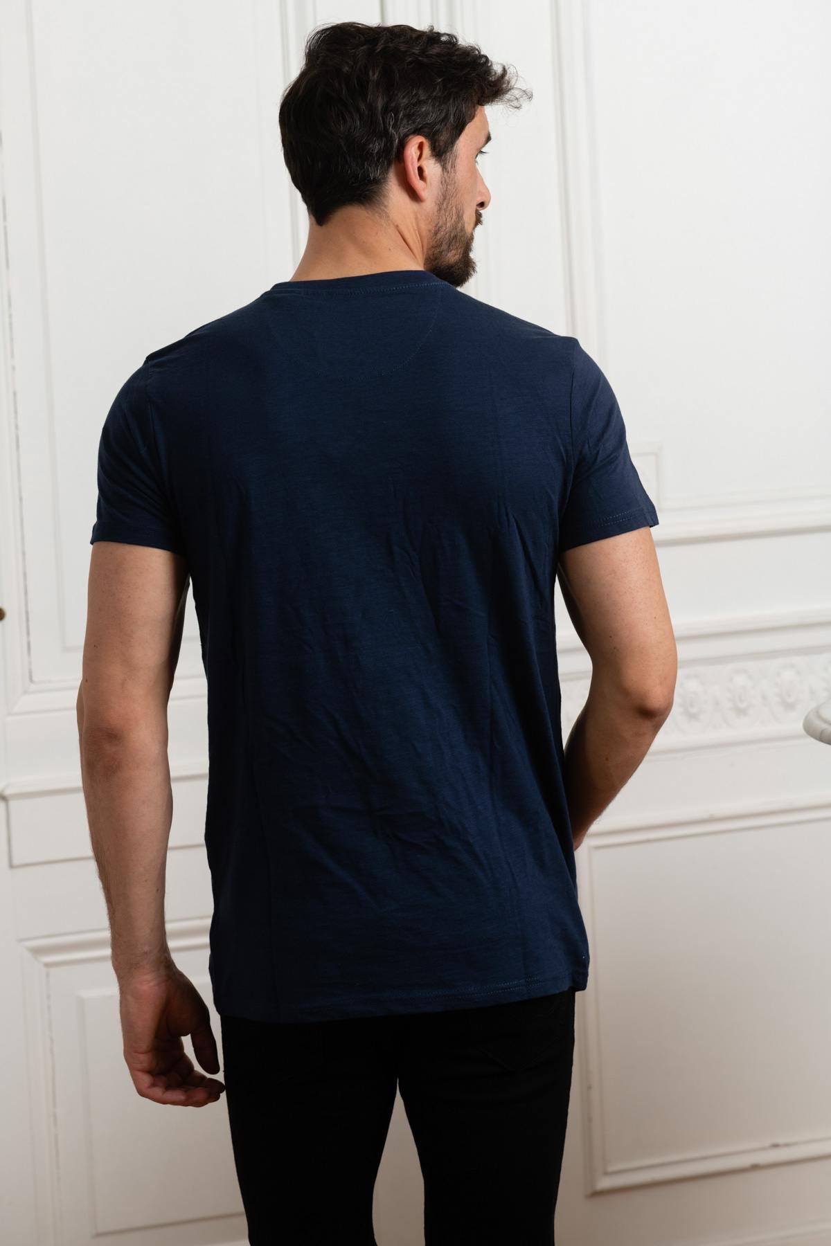 Navy blue t-shirt - Image n°3