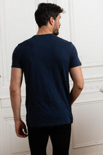 Navy blue t-shirt - Image n°3