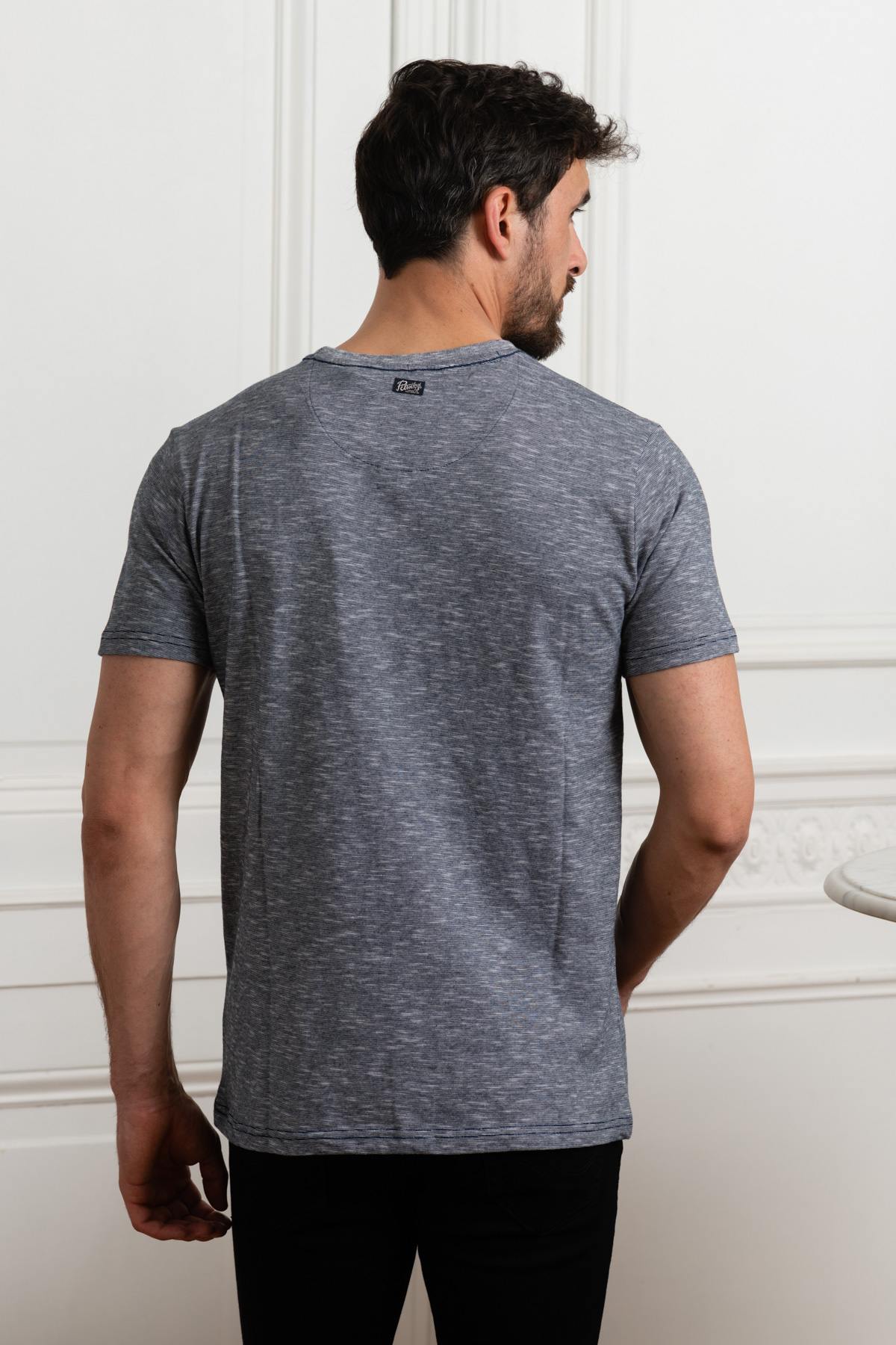San Diego California heather blue t-shirt - Image n°2