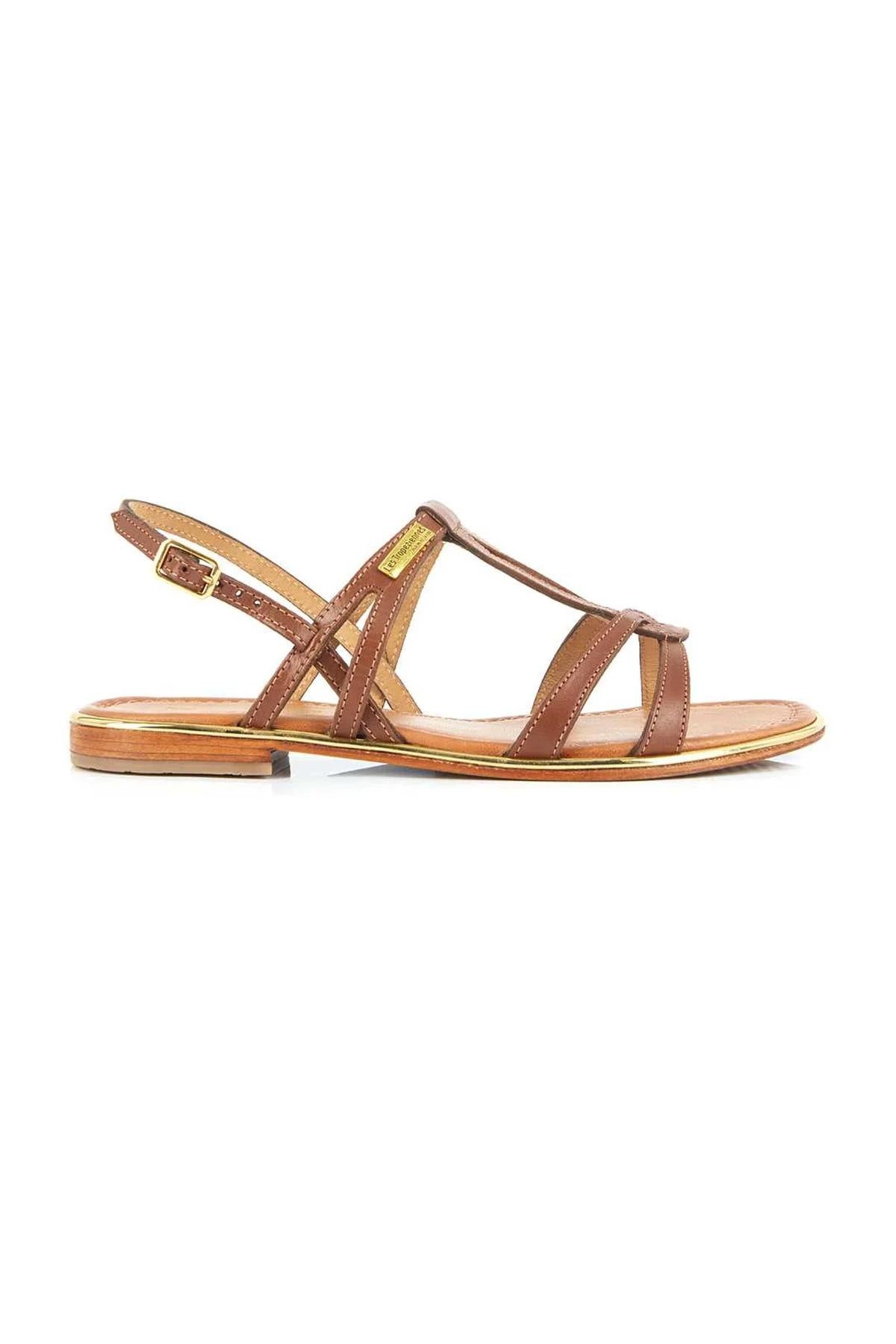 Women's 100% leather sandals - Image n°3